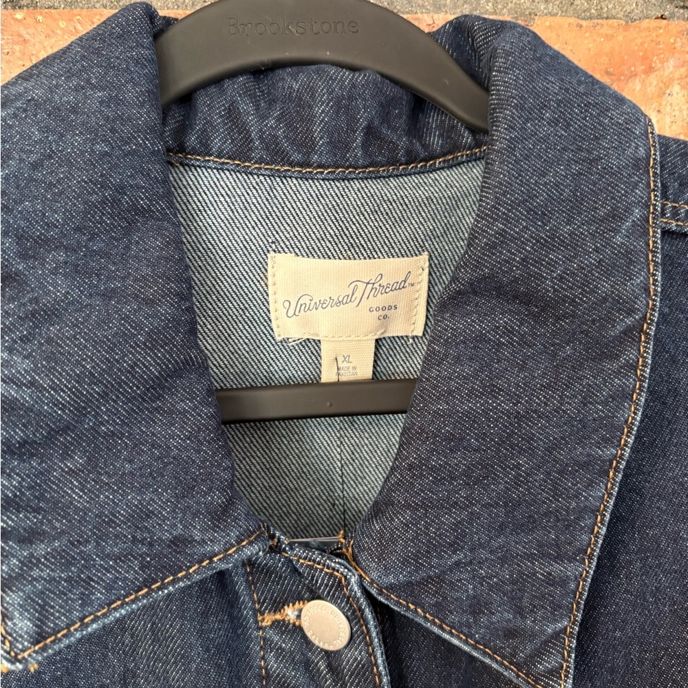 Universal Thread Dark Blue Jean Jacket - Picture 3 of 3